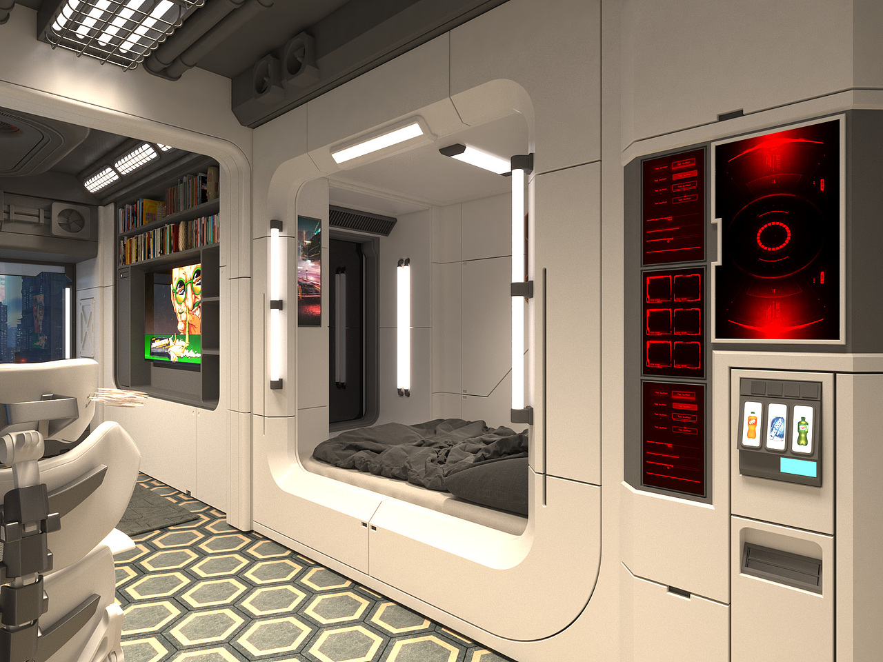 赛博朋克风格小户型