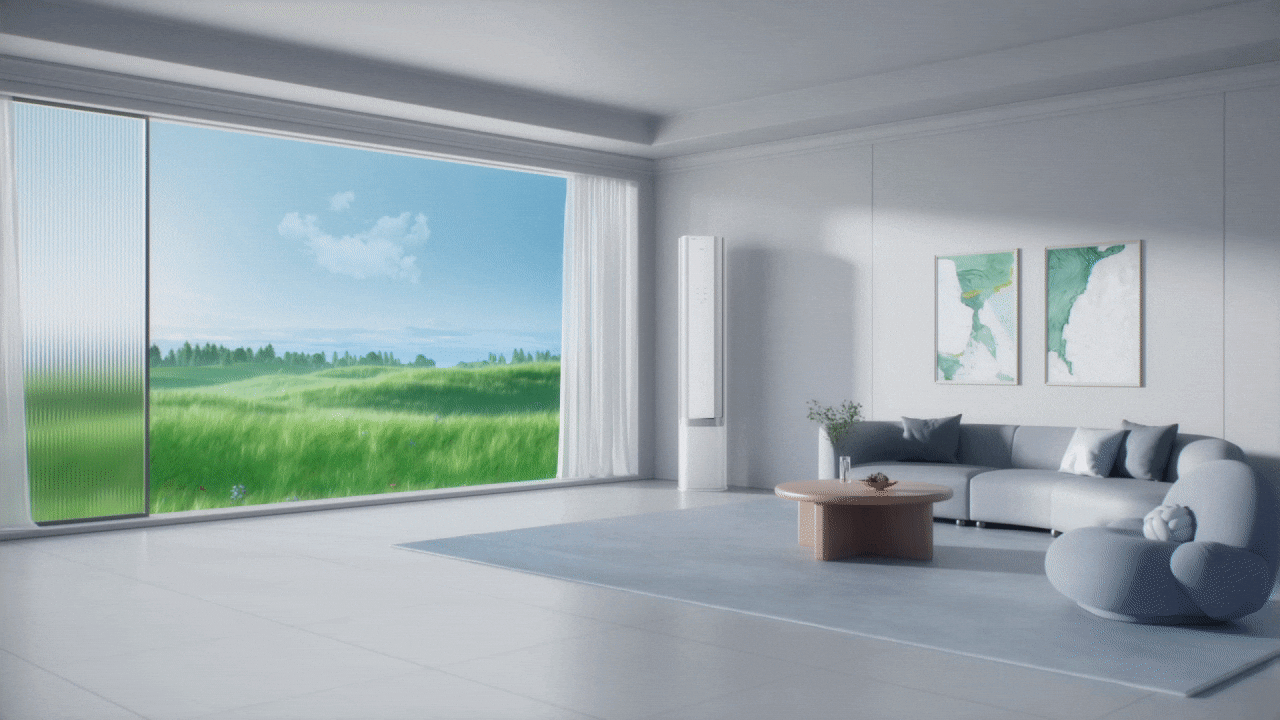 Midea美的-FS1无风感柜机·宁境系列（图ZMzkyNzk1NTU2） - 产品 - 站酷设计师斑点文化原创素材 - 站酷ZCOOL