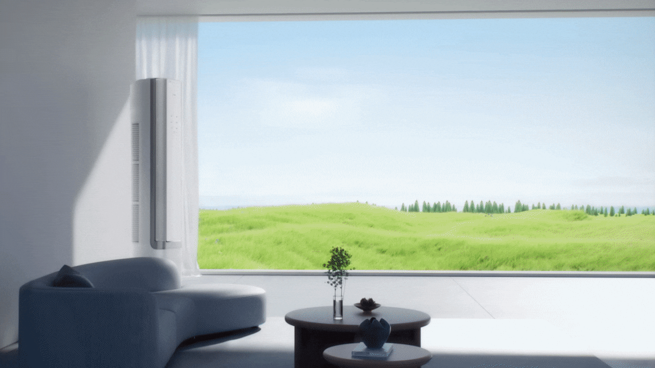 Midea美的-FS1无风感柜机·宁境系列（图ZMzkyNzk1NTUy） - 产品 - 站酷设计师斑点文化原创素材 - 站酷ZCOOL