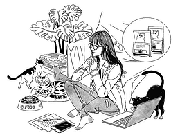 2025年上半年黑白插画 