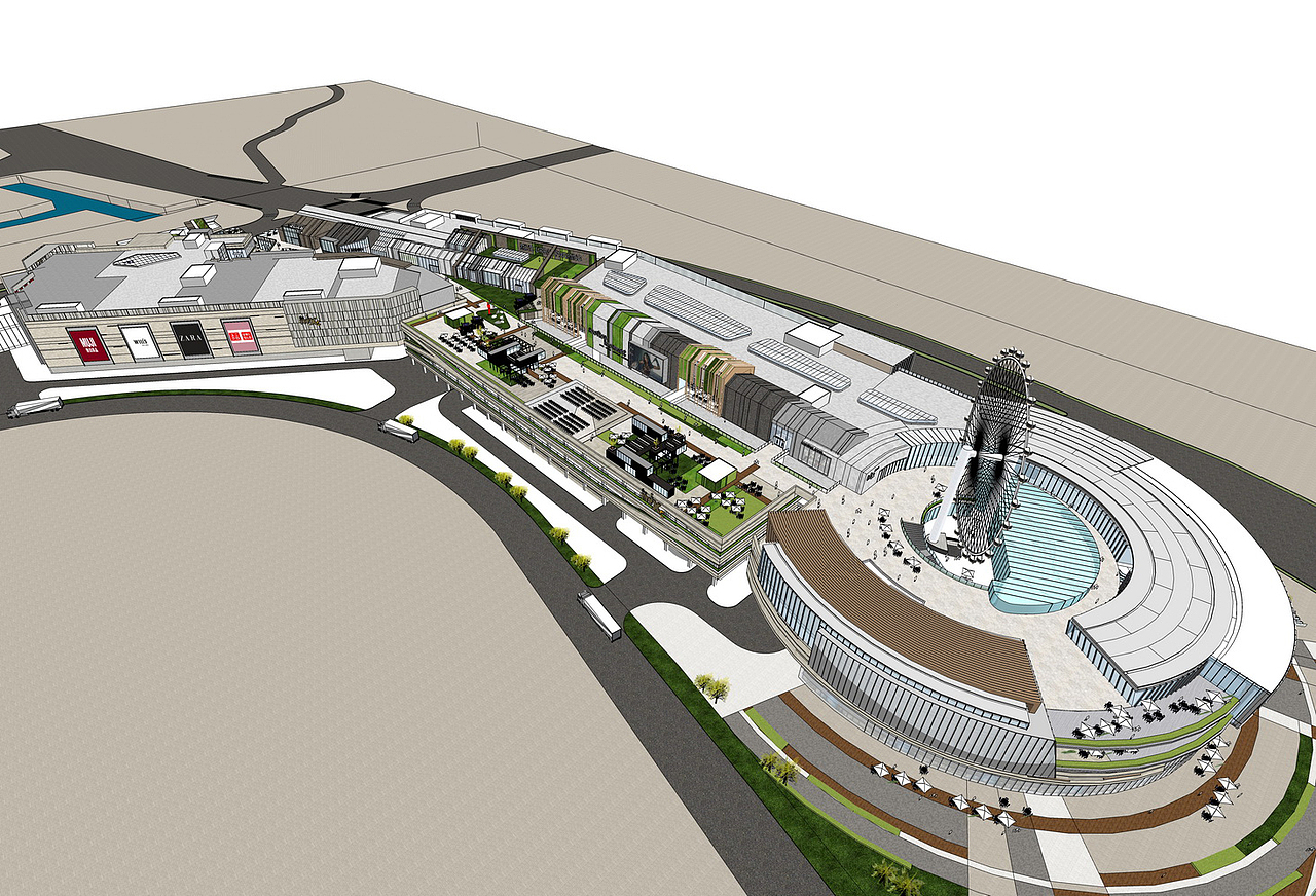 宁波华润万象城SU模型下载
