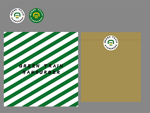 绿火车手工汉堡