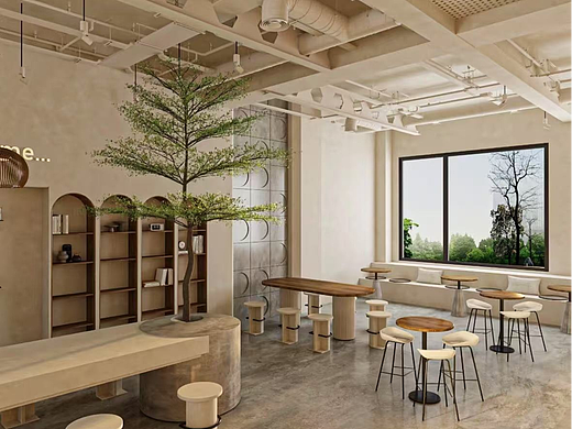 咖啡店效果图表现