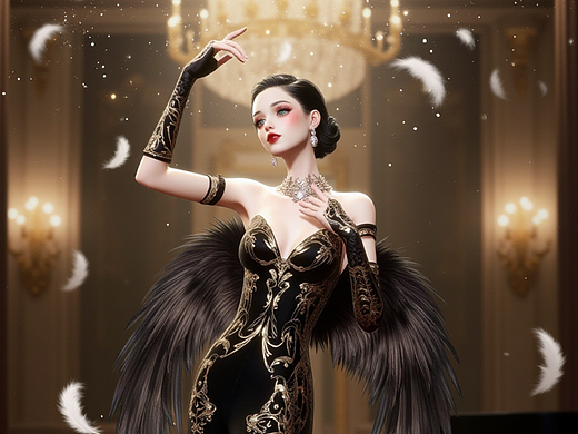 二次元风格服饰装扮