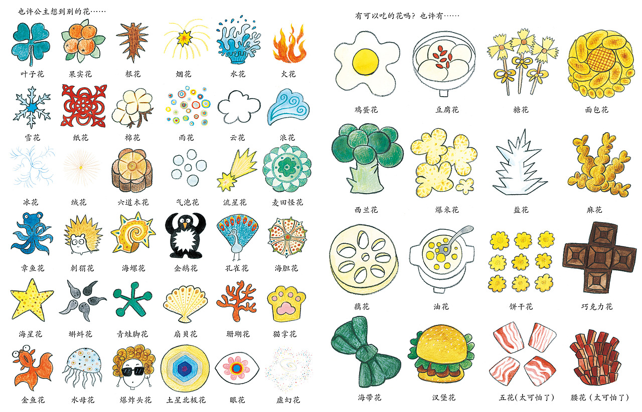 010为什么是花（图ZMzkyODE4MjY0） - 绘本 - 站酷设计师周寂莫原创素材 - 站酷ZCOOL