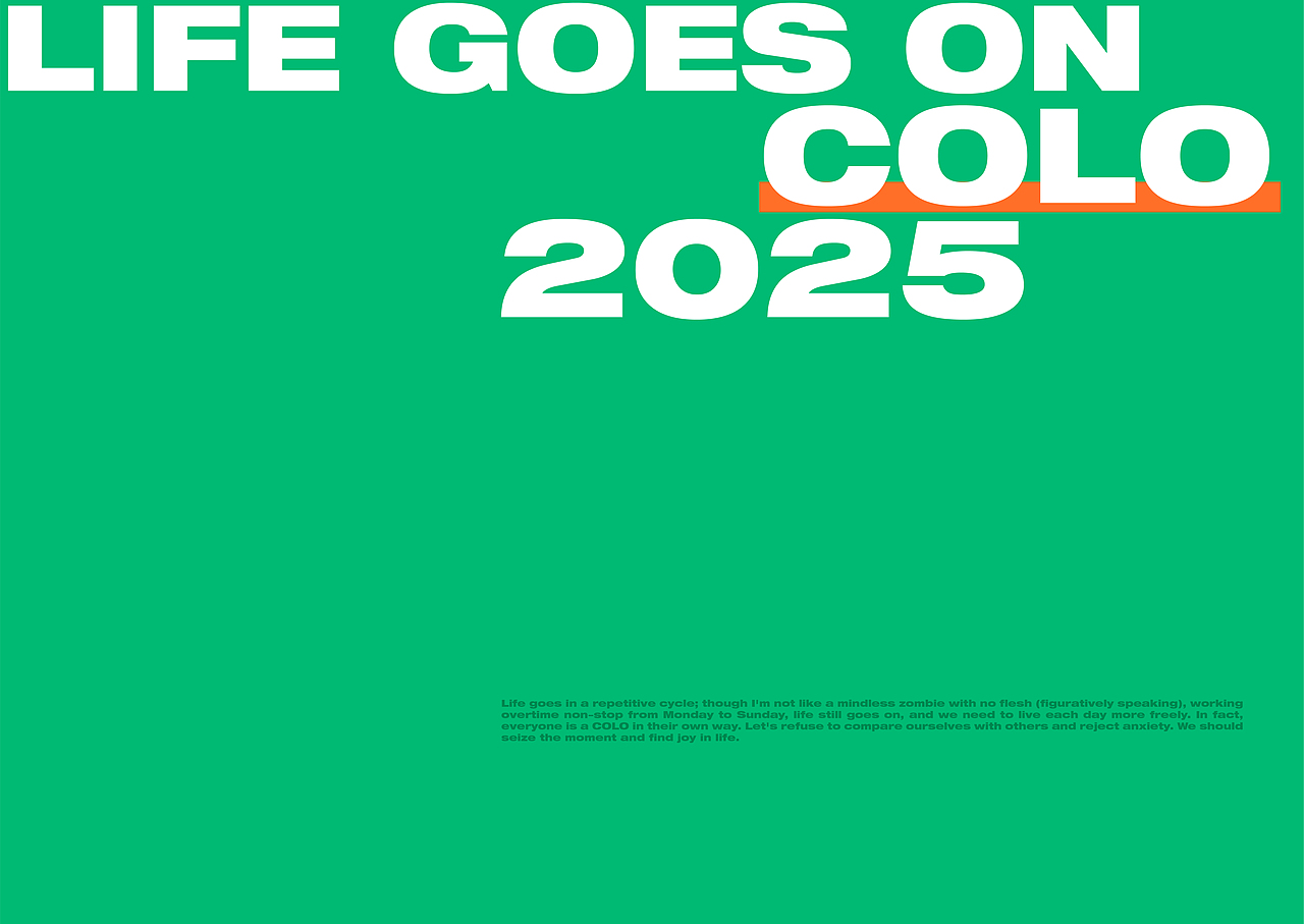 Life goes on，I AM COLO个人IP形象设计（图ZMzkyODE4NTAw） - 创作习作 - 站酷设计师啊鹏_CC原创素材 - 站酷ZCOOL
