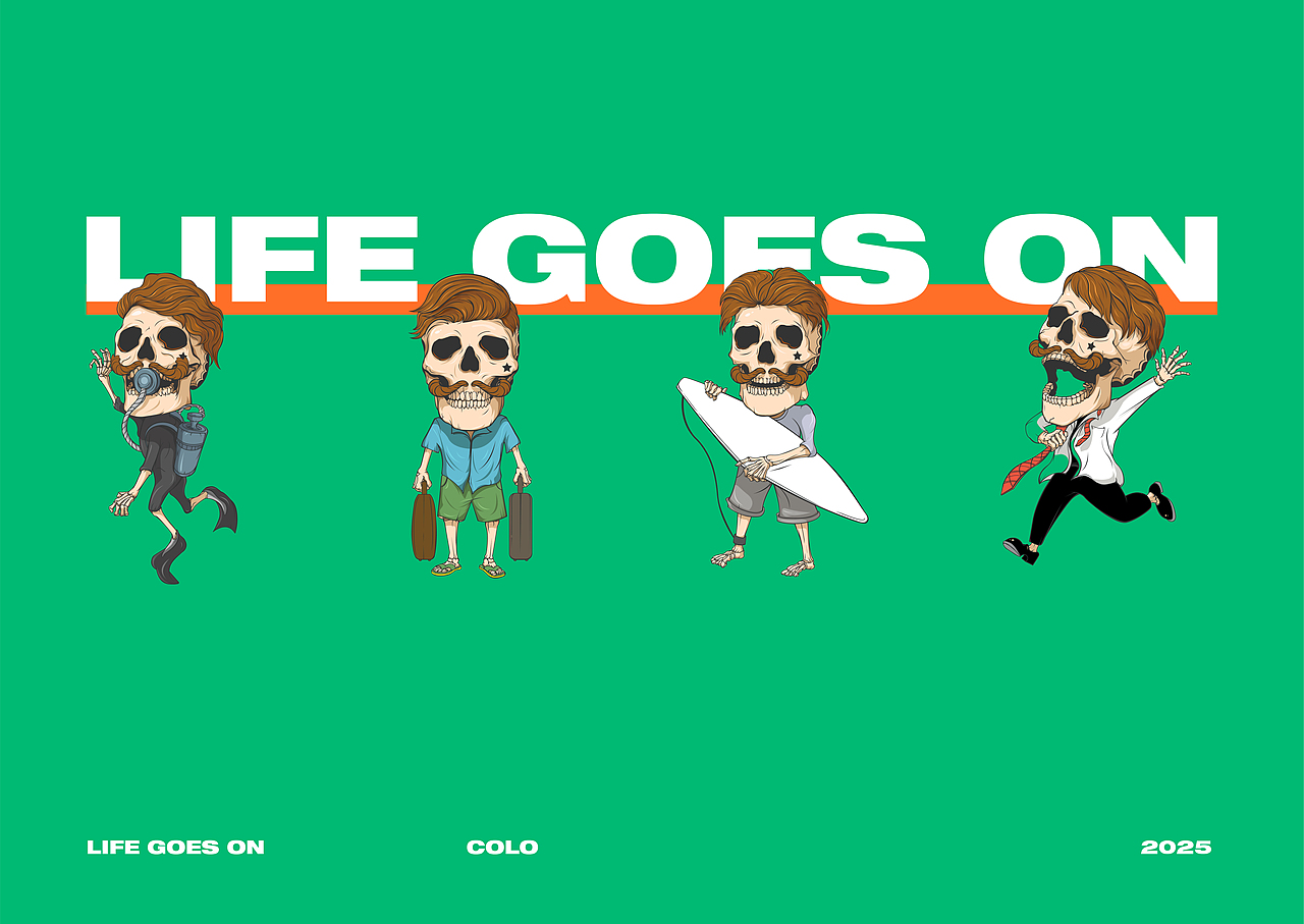 Life goes on,I AM COLO个人IP形象设计