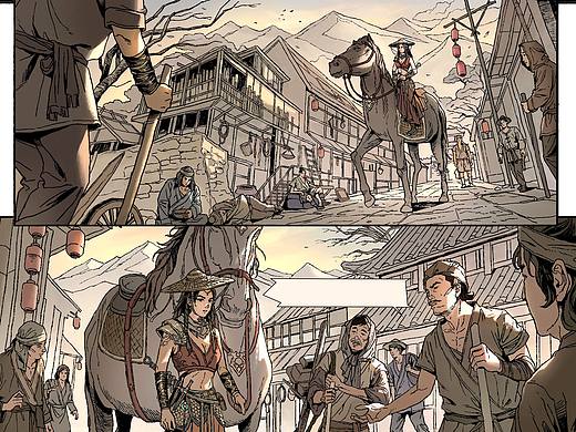 《境灵》原创短篇 草图+彩稿