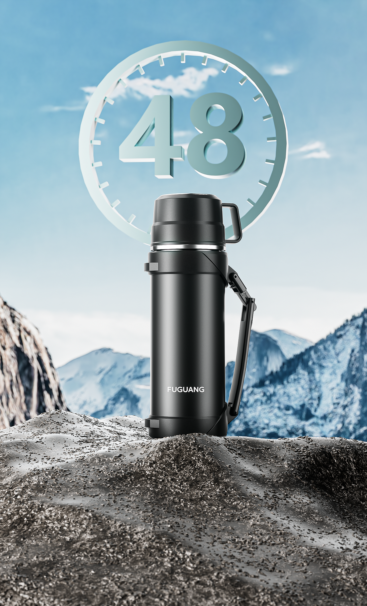 一组富光保温壶渲染（图ZMzkyODM3OTM2） - 产品 - 站酷设计师消逝谁的年华原创素材 - 站酷ZCOOL