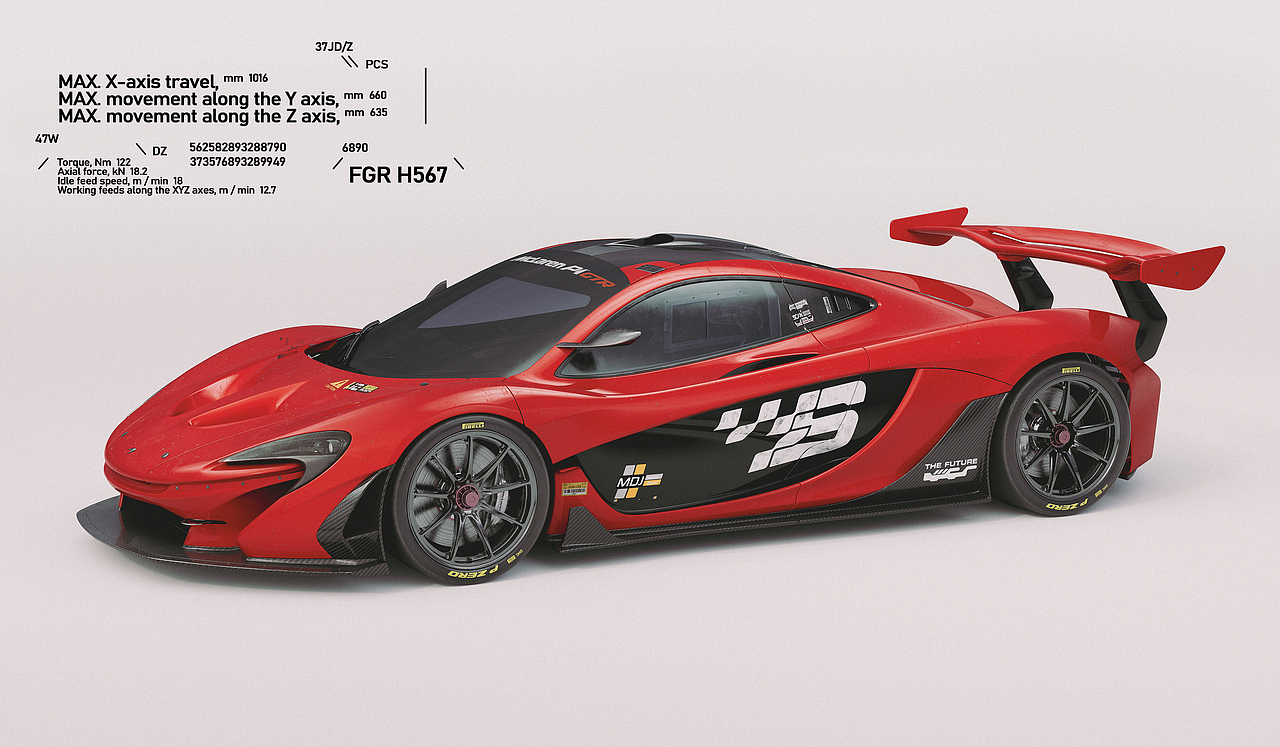 迈凯伦 P1 GTR 2016 汽车渲染（图ZMzkyODM3NzY0） - 产品 - 站酷设计师Eggs蛋卷原创素材 - 站酷ZCOOL