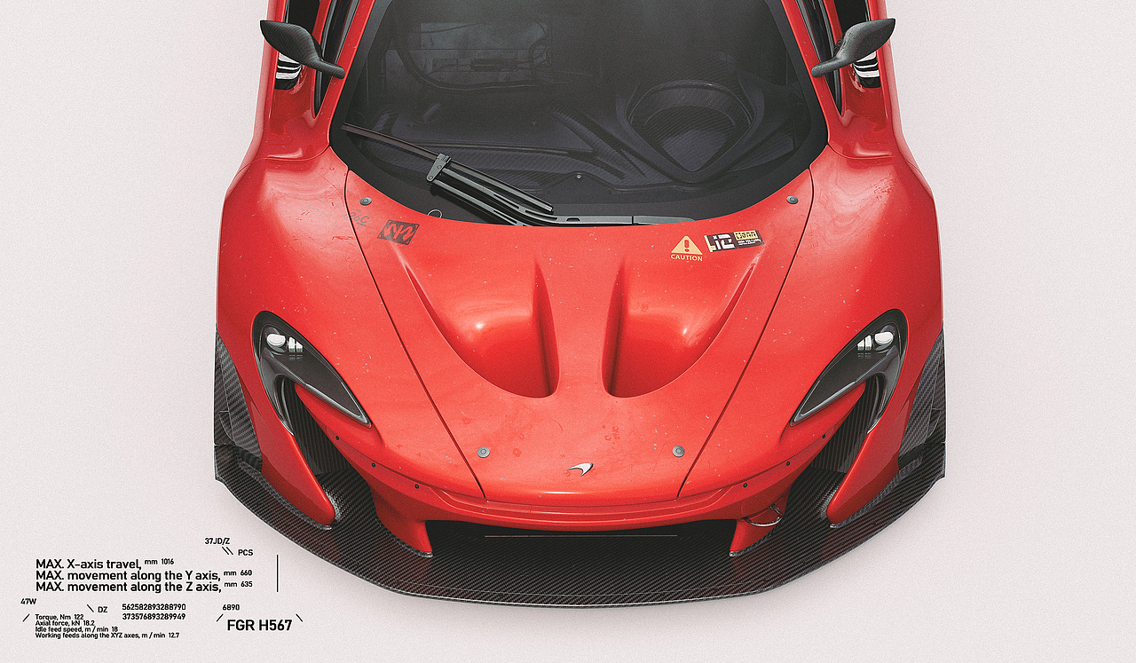 迈凯伦 P1 GTR 2016 汽车渲染（图ZMzkyODM3Nzc2） - 产品 - 站酷设计师Eggs蛋卷原创素材 - 站酷ZCOOL