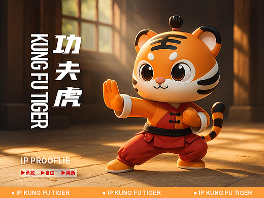 功夫虎的IP形象