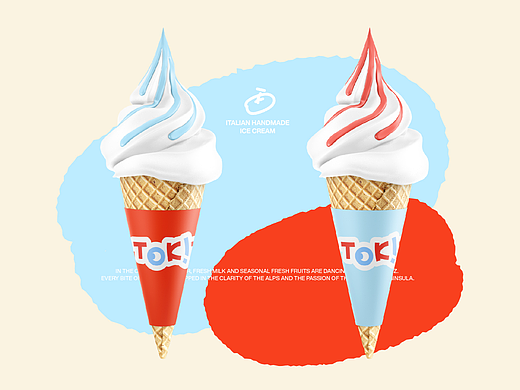TOK!TOK!|冰淇淋品牌视觉设计