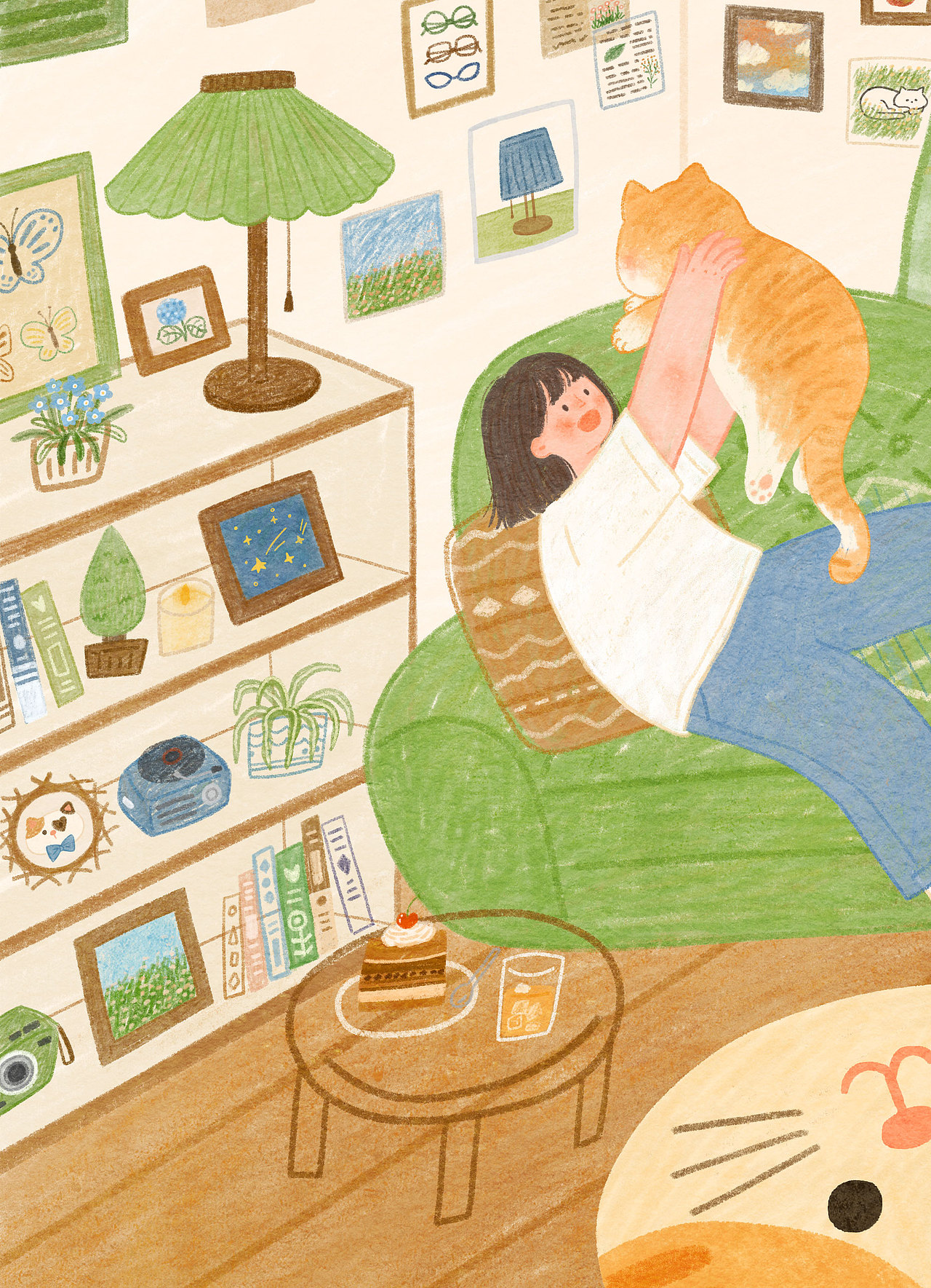 原创插画 | 一间属于自己的房间（图ZMzkyODQ0NDUy） - 艺术插画 - 站酷设计师画画的小马驹原创素材 - 站酷ZCOOL