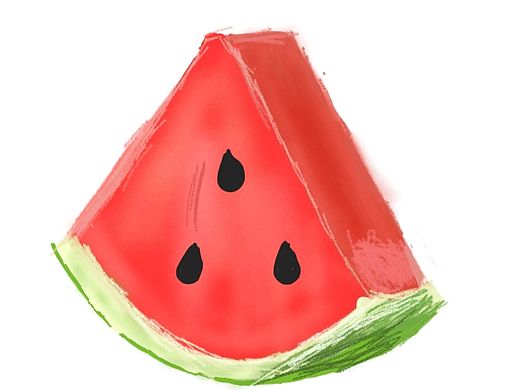 甜甜的小西瓜🍉（个人主页-ZNzIxNTYxOTI=） - 儿童插画 - 站酷设计师宛婷原创素材 - 站酷ZCOOL