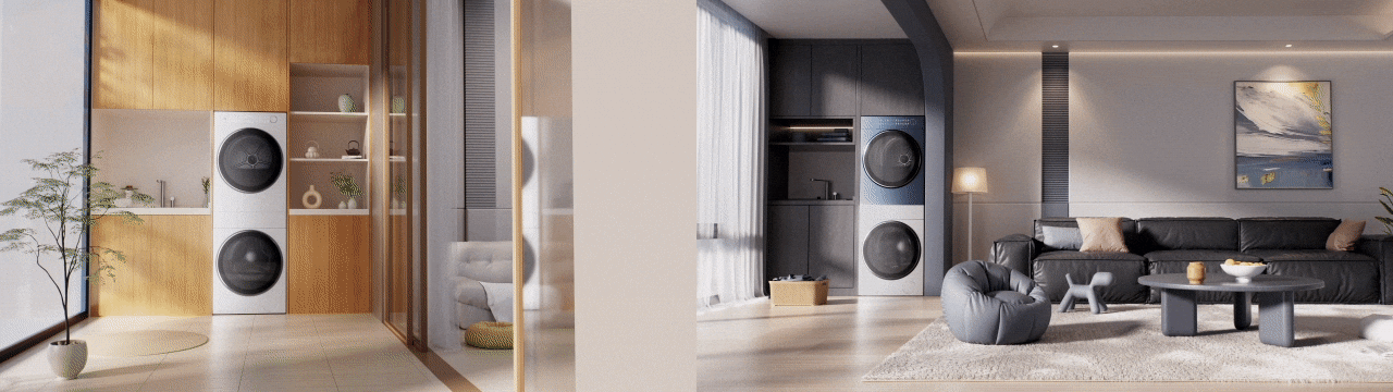 Midea美的-清风明月洗烘套装