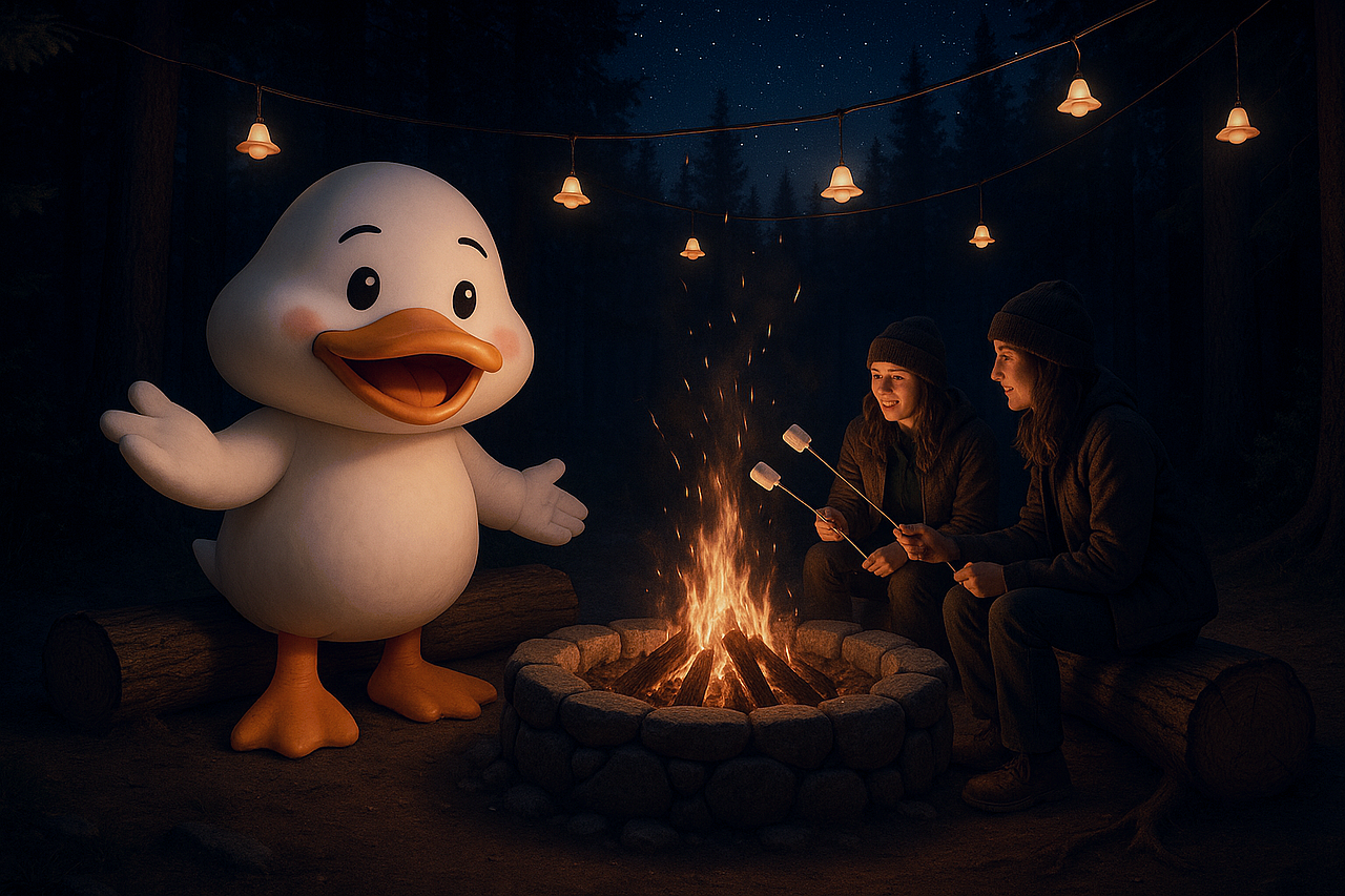 土土鸭户外景区公园