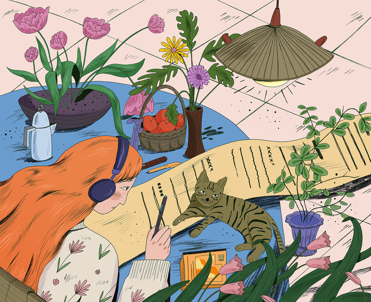 插画｜写给自己的一封信（图ZMzkyODY1MjIw） - 绘本 - 站酷设计师水安原创素材 - 站酷ZCOOL