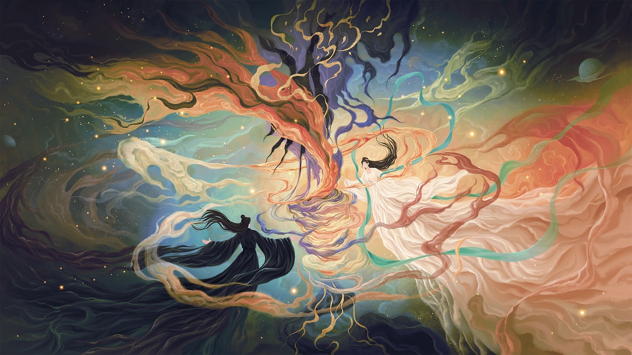 《临江仙》过场动画（图ZMzkyODg3OTk2） - 商业插画 - 站酷设计师才仙插画原创素材 - 站酷ZCOOL