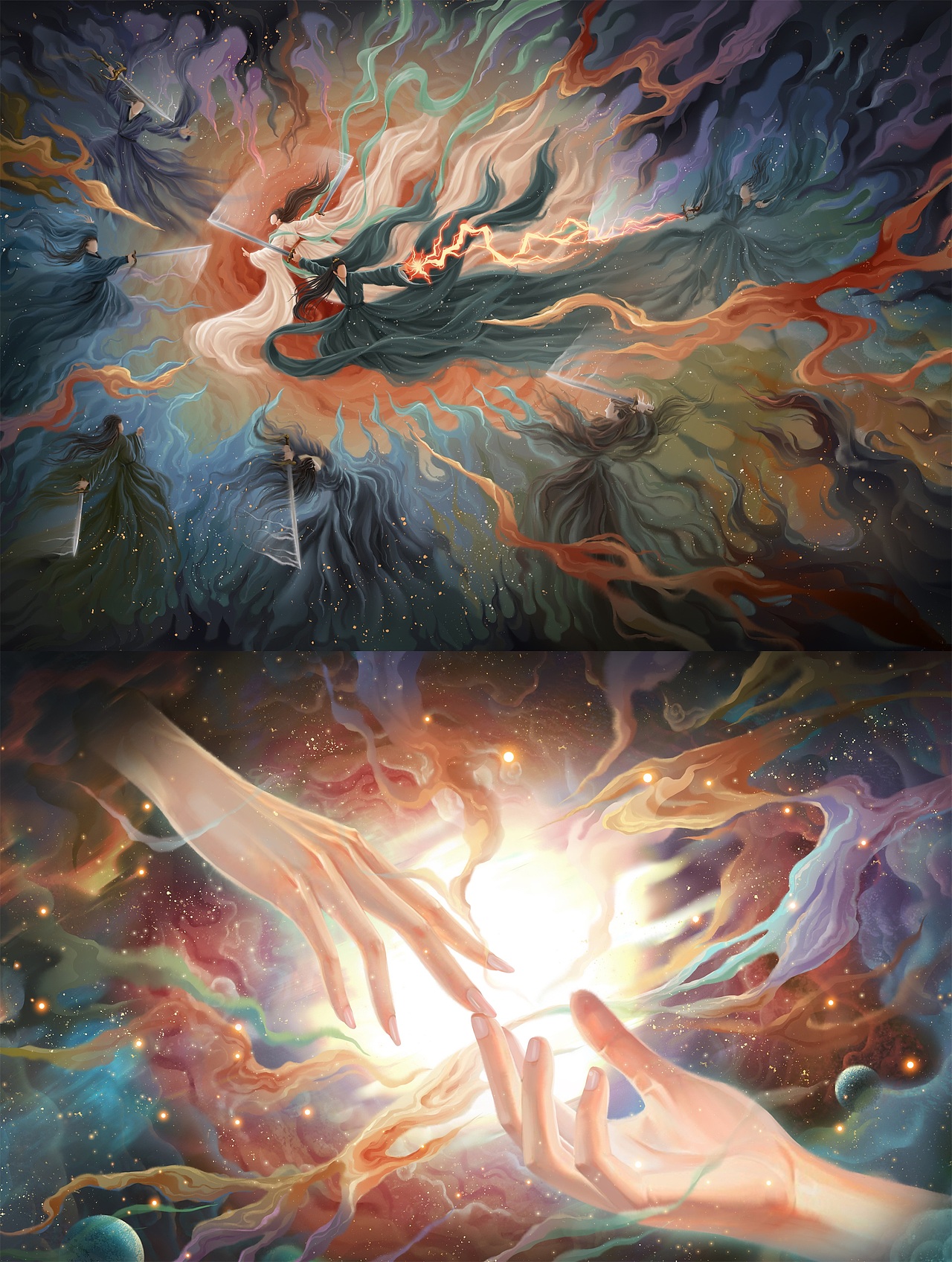 《临江仙》过场动画（图ZMzkyODg4MzY4） - 商业插画 - 站酷设计师才仙插画原创素材 - 站酷ZCOOL