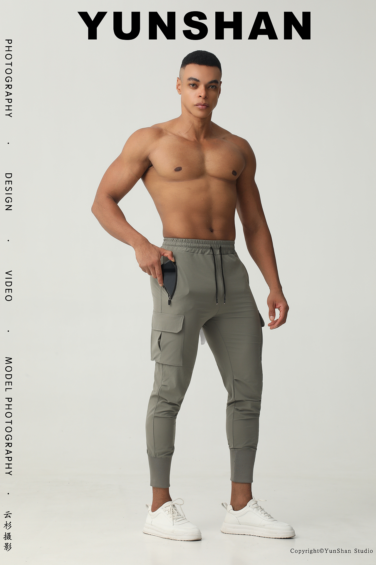 产品摄影|亚马逊运动男裤
