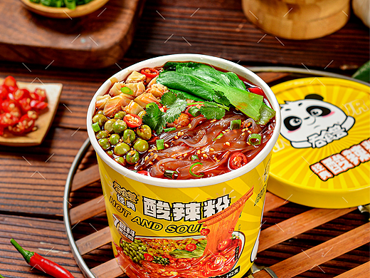 速食酸辣粉拍摄|电商产品美食摄影|×郑州密斯杨