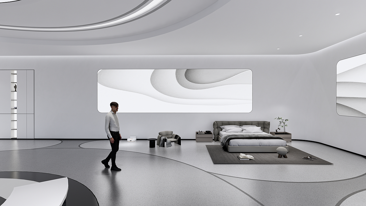 银星智能服务机器人展厅空间设计方案（图ZMzkyOTAzOTgw） - 展陈设计 - 站酷设计师光曜新境文化科技原创素材 - 站酷ZCOOL