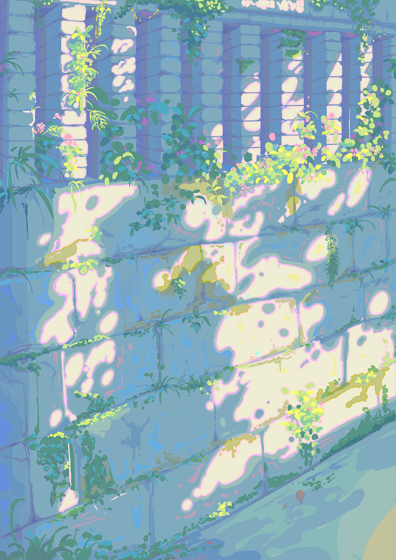 场景插画 练习（图ZMzkyOTA5Nzg4） - 艺术插画 - 站酷设计师七月晨微凉原创素材 - 站酷ZCOOL