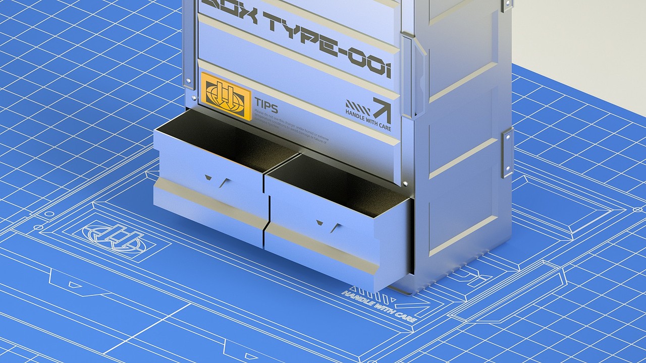 风格化收纳箱概念设计