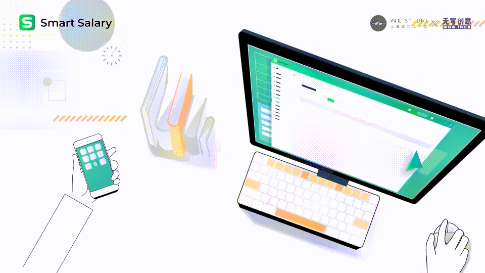 【Smart Salary】人力薪酬管理APP广告片MG动画广告（图ZMzkyOTExNzI4） - Motion Graphic - 站酷设计师无量视觉原创素材 - 站酷ZCOOL