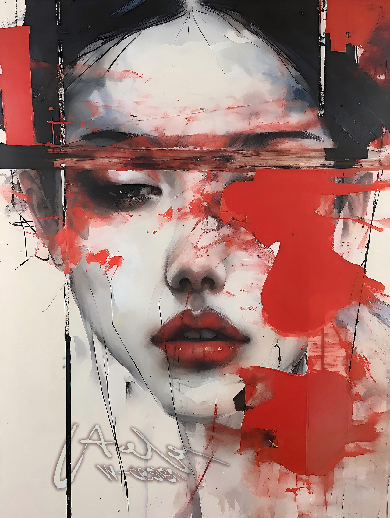 《 女人 》（圖ZMzkyOTEzNjQw） - 藝術(shù)插畫(huà) - 站酷設(shè)計(jì)師福滿滿der鯨魚(yú)原創(chuàng)素材 - 站酷ZCOOL