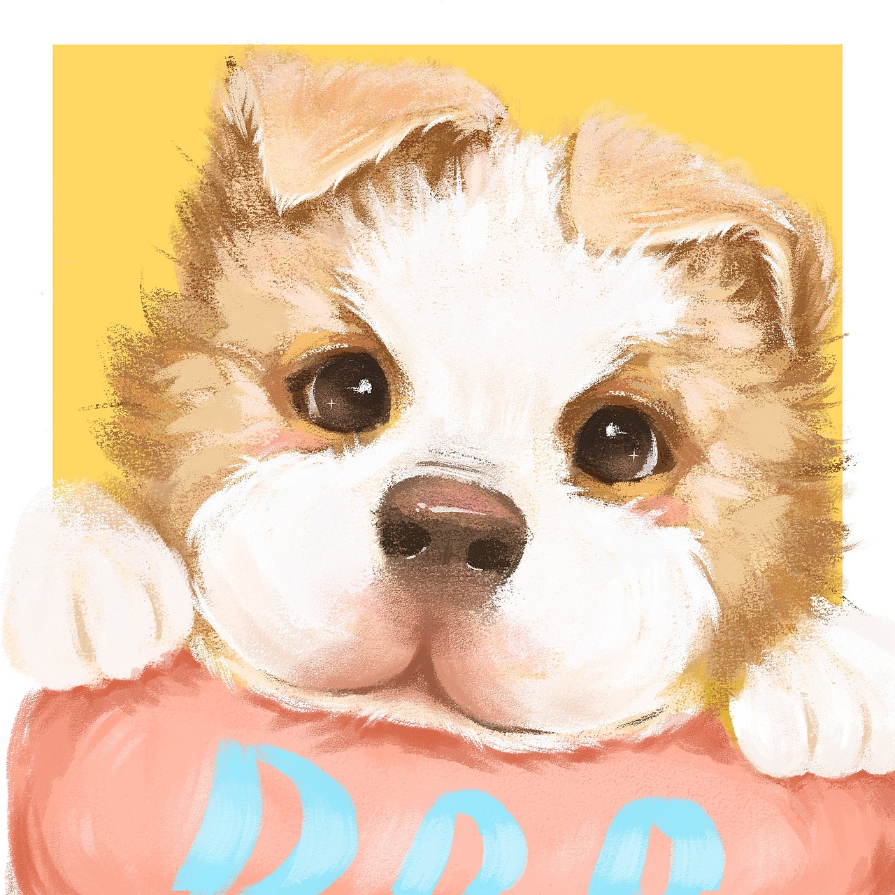 卡爱卡通风 宠物绘画宠物板绘（图ZMzkyOTI0NTg0） - 创作习作 - 站酷设计师大猫Dm1原创素材 - 站酷ZCOOL