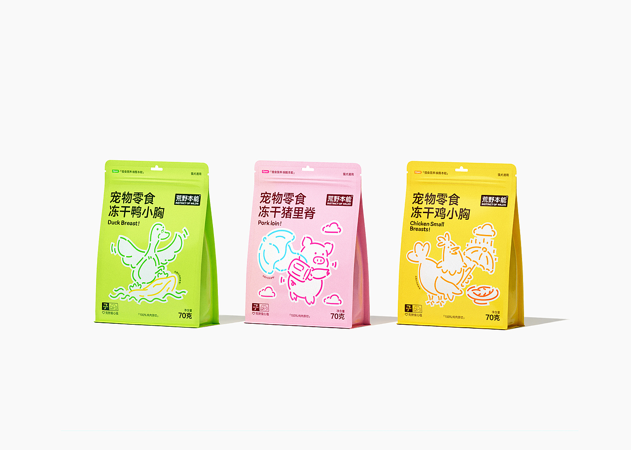 荒野本能© | 宠物零食冻干包装 | 品牌视觉设计(图ZMzkyOTMxMDA0) - 品牌 - 站酷设计师不眠虎工作室原创素材 - 站酷ZCOOL