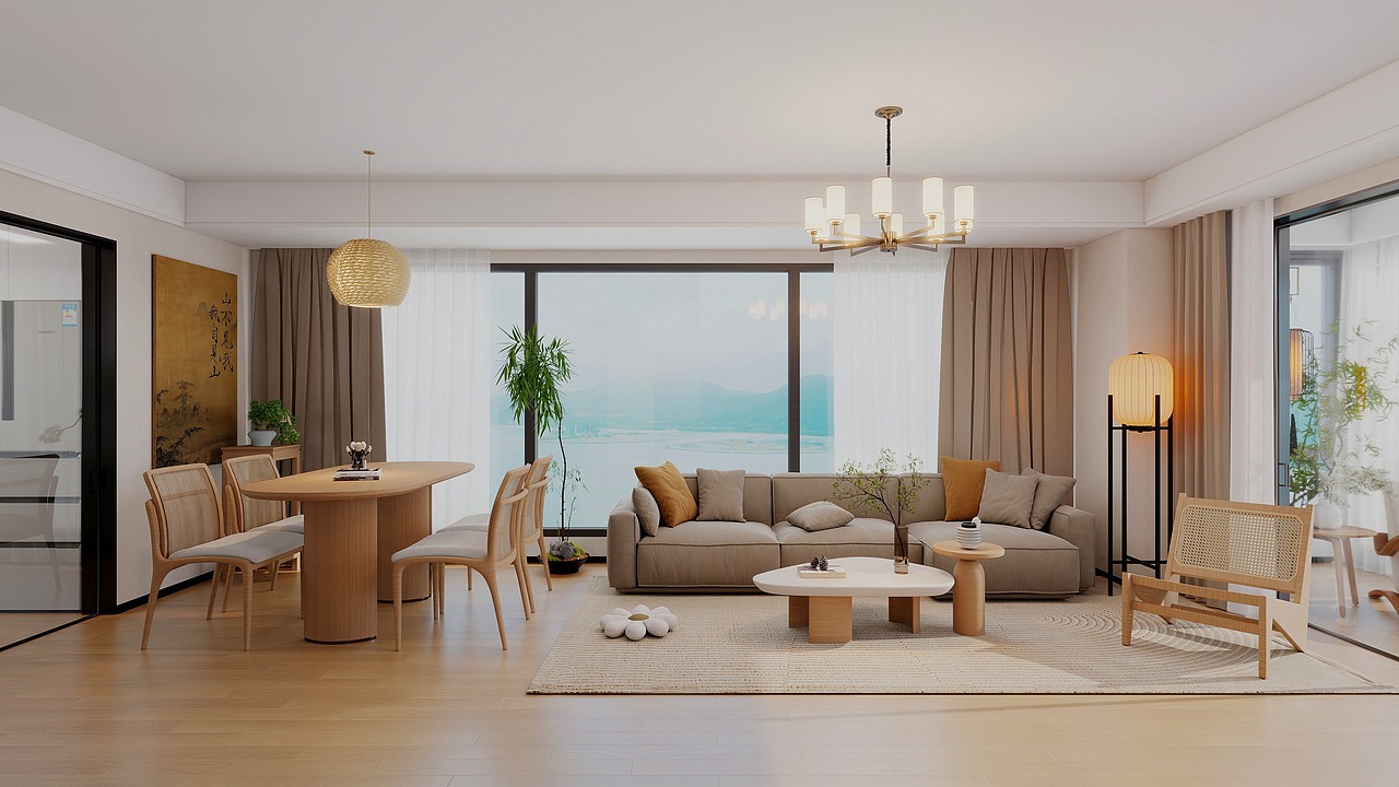 正弘毓秀·129㎡ | 东方雅韵，木色生香，极简大境（图ZMzkyOTMzNDA0） - 家装设计 - 站酷设计师设计师丁工原创素材 - 站酷ZCOOL