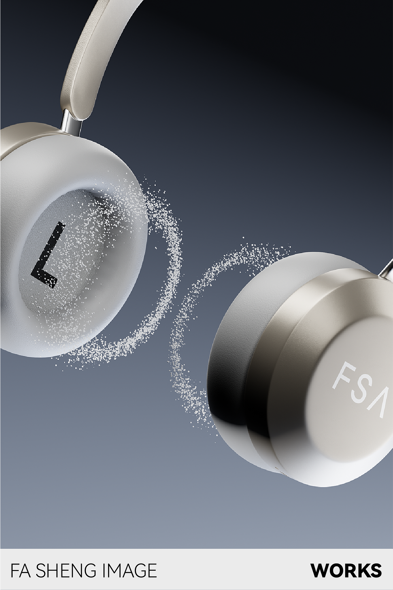 产品渲染|头戴式耳机