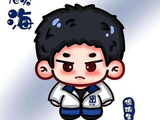 演员黄景瑜影视作品q版