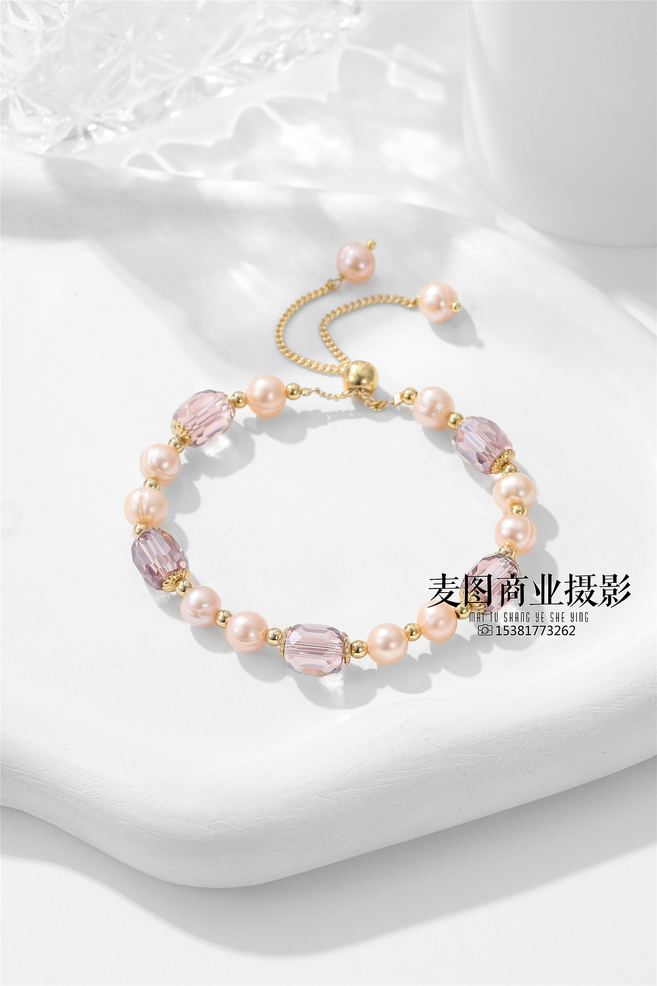 饰品静物拍摄 简约饰品手链拍摄 小清晰饰品手串拍照