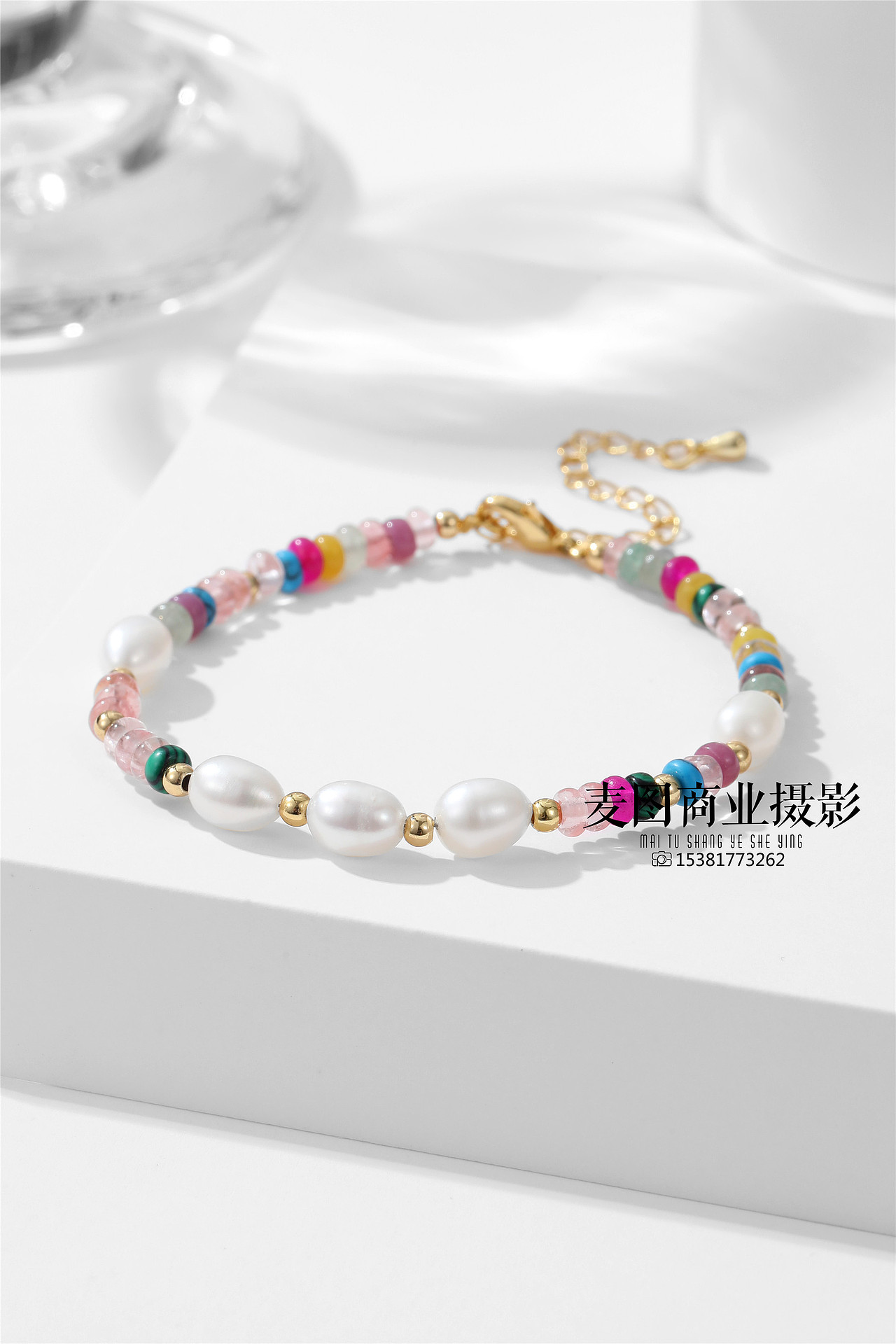 饰品静物拍摄 简约饰品手链拍摄 小清晰饰品手串拍照