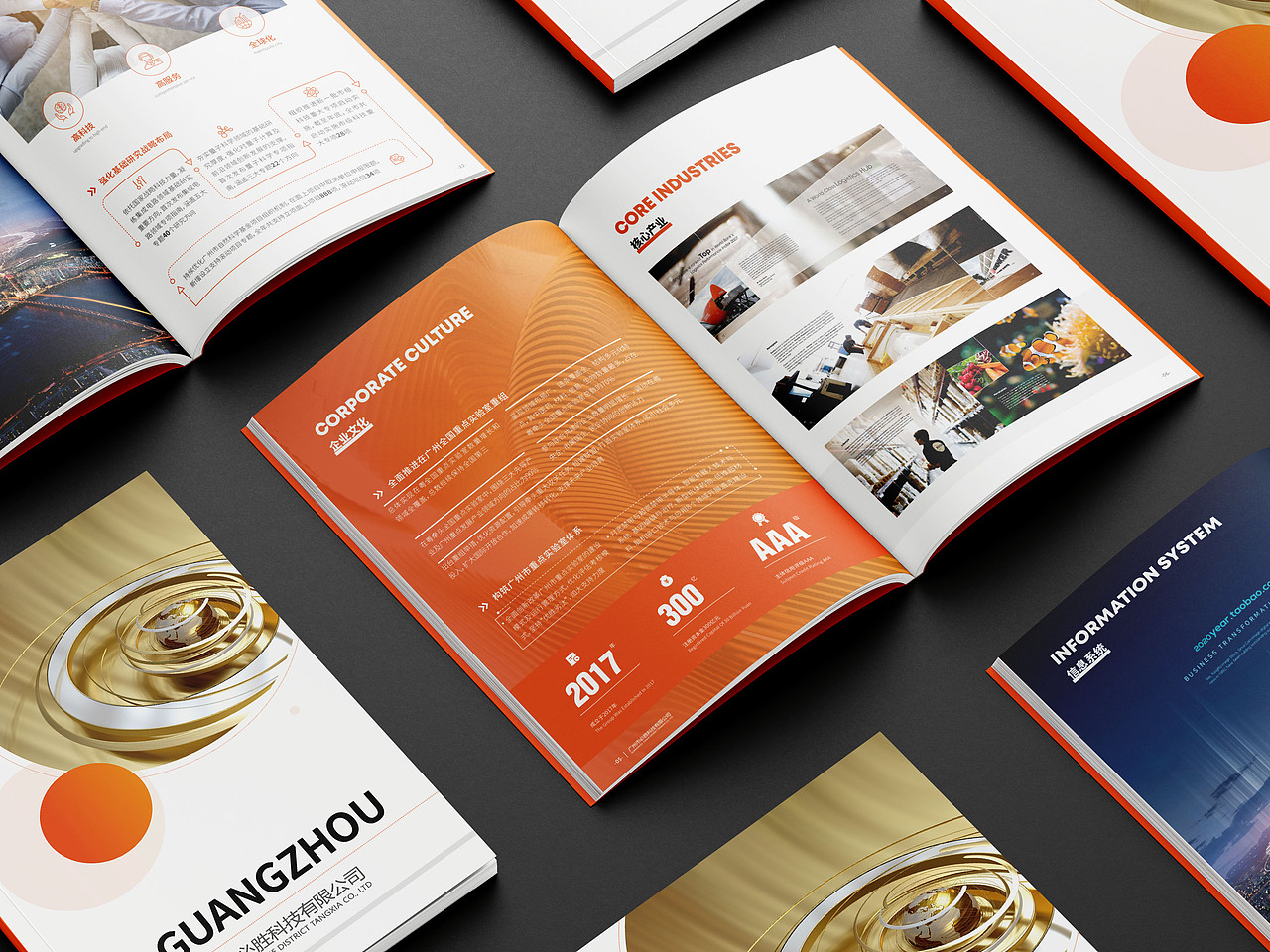 橙色画册-调数据可视化