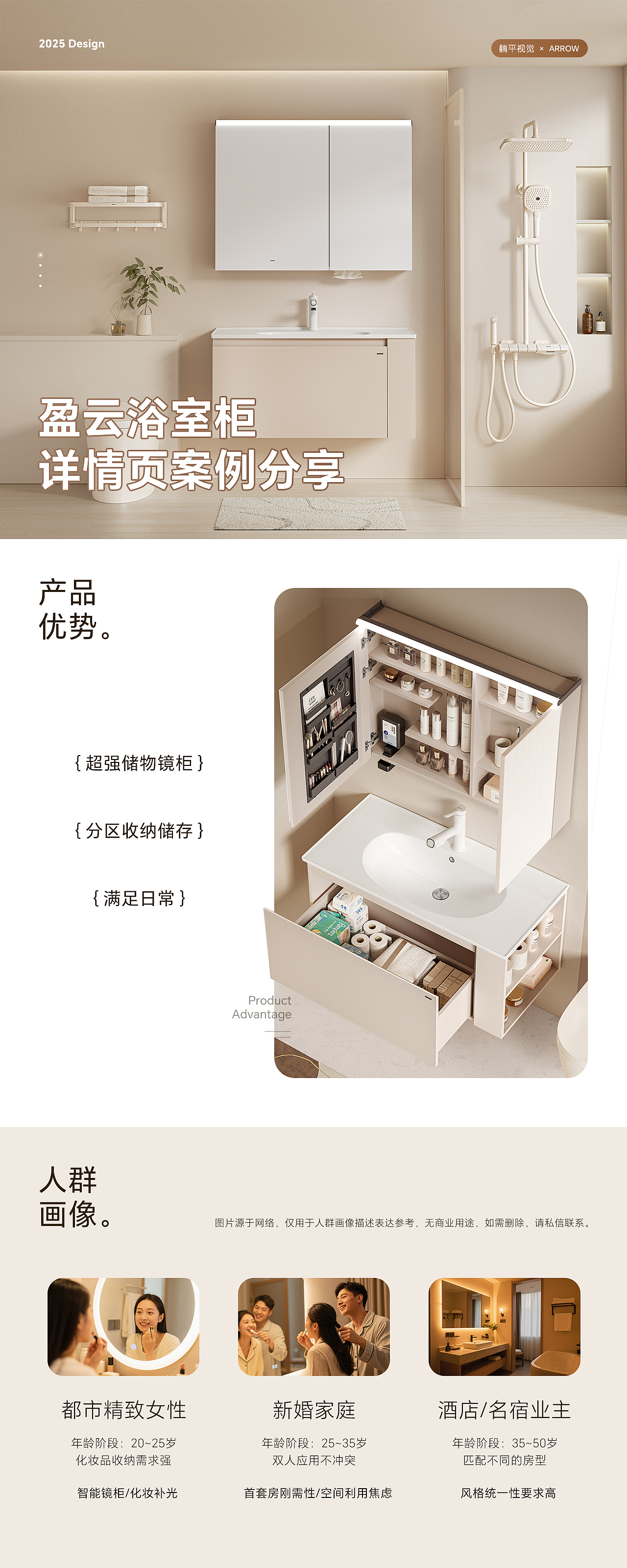 电商设计丨浴室柜详情页×躺平视觉（图ZMzkyOTc0NjE2） - 电商 - 站酷设计师躺平的娜娜娜娜美原创素材 - 站酷ZCOOL