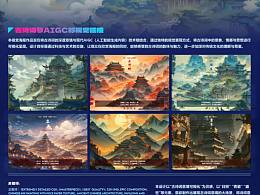 数字“不夜城”-AIGC古诗词可视化展板