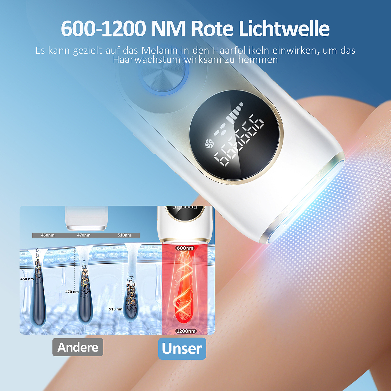 亚马逊冰点脱毛仪建模渲染设计