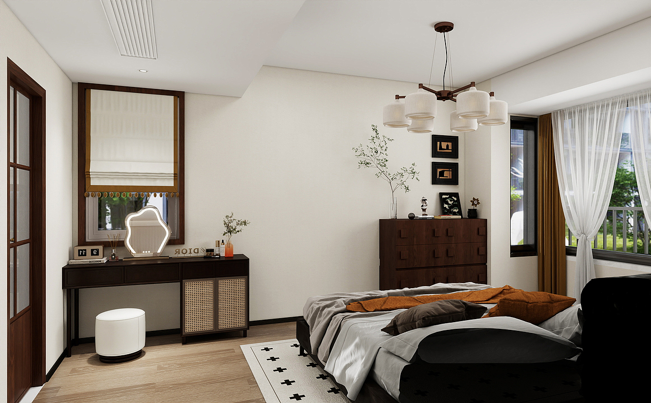 法式中古风～143平米（图ZMzkzMDA5NDk2） - 家装设计 - 站酷设计师Eva羡月原创素材 - 站酷ZCOOL