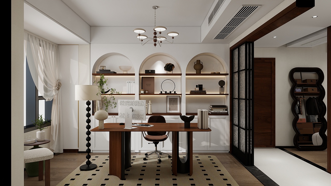 法式中古风～143平米（图ZMzkzMDA5NDgw） - 家装设计 - 站酷设计师Eva羡月原创素材 - 站酷ZCOOL