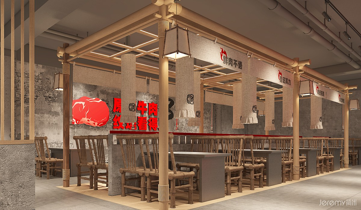 广州灸匠烤烤肉品牌VISI设计（图ZMzkzMDI0NDEy） - 商业空间设计 - 站酷设计师简米中国原创素材 - 站酷ZCOOL
