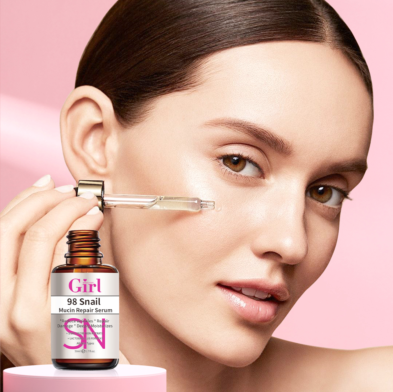 作品:精华液主图海报