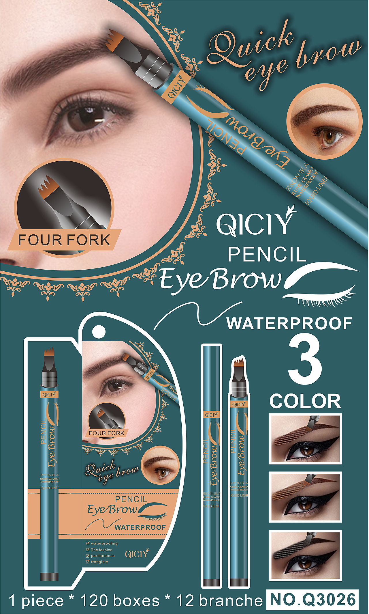 作品：眼线笔海报设计（图ZMzkzMDI3MDY0） - 海报 - 站酷设计师陈耿森原创素材 - 站酷ZCOOL