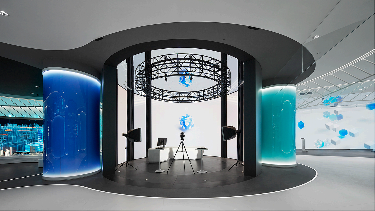 字节跳动企业展厅（图ZMzkzMDMwMDM2） - 展陈设计 - 站酷设计师易森空间设计原创素材 - 站酷ZCOOL