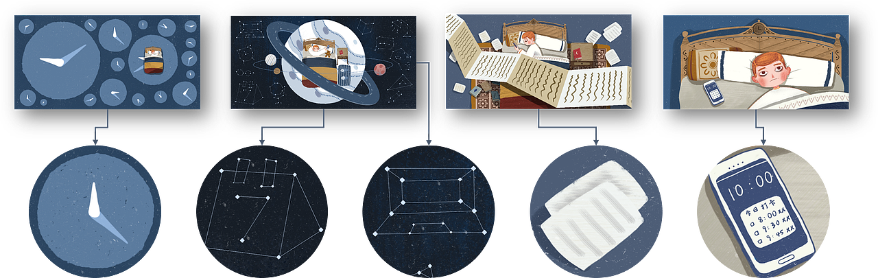 《你好，空想家！》绘本插画（图ZMzkzMDM5NjQw） - 绘本 - 站酷设计师enthanter原创素材 - 站酷ZCOOL