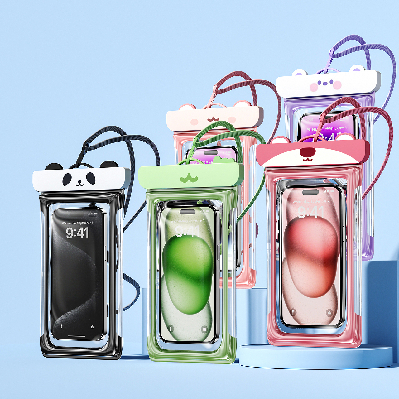 工作渲染-手机防水袋